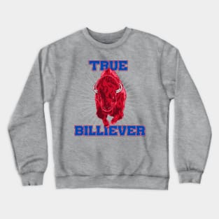 WNY Pride T-Shirt - Charging Football Buffalo - True Billiever Crewneck Sweatshirt